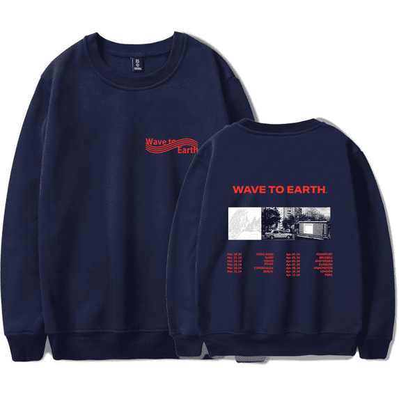 Wave To Earth Sweatshirts 2024 Tour Merch Men Women Fashion Tracksuits Unisex Trend Long Sleeve Thin Sweaters