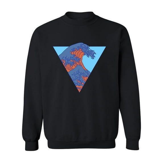 Wave Triangle Sweatshirt Men -Image by Shutterstock, Male 5X-Large