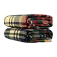 thumbnail image 1 of Wave USA-Made Heavy Duty Stain Masking Large 34 x 36 Reusable Washable Plaid Underpads for Incontinence, Bed Protection, Potty Training (34" W x 36" L (Pack of 2)) 34"W x 36"L (Pack of 2), 1 of 6