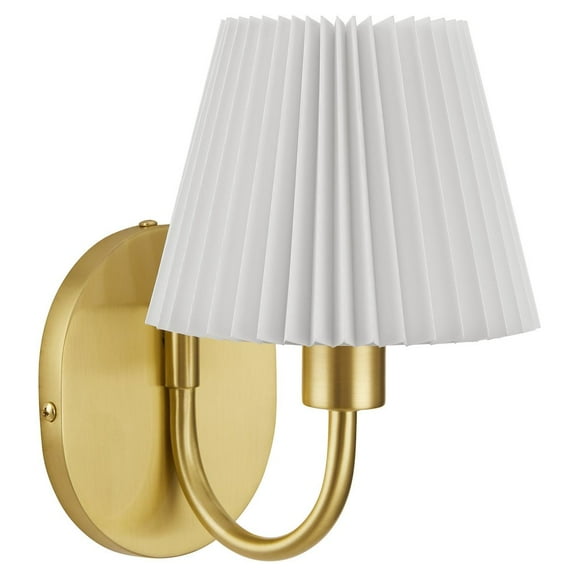 Wave Wall Sconce in Brass