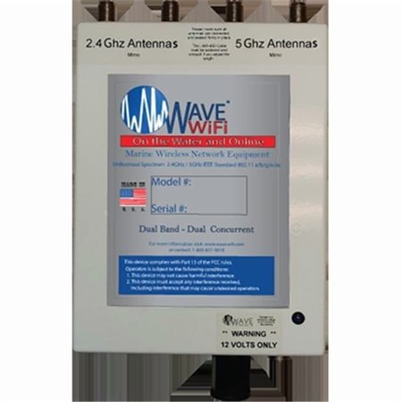 Wave Wi-Fi WAVE-EC-HP DB AC 2.4-5Ghz WiFi Booster for Extender Antenna MIMO Faster Speed