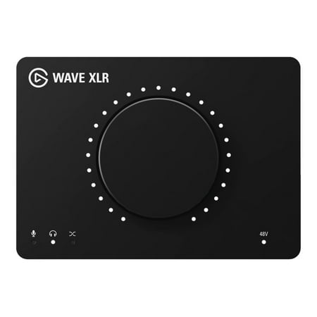 Elgato - Wave XLR - XLR/USB-C Microphone Interface & Digital Mixing Solution - Black