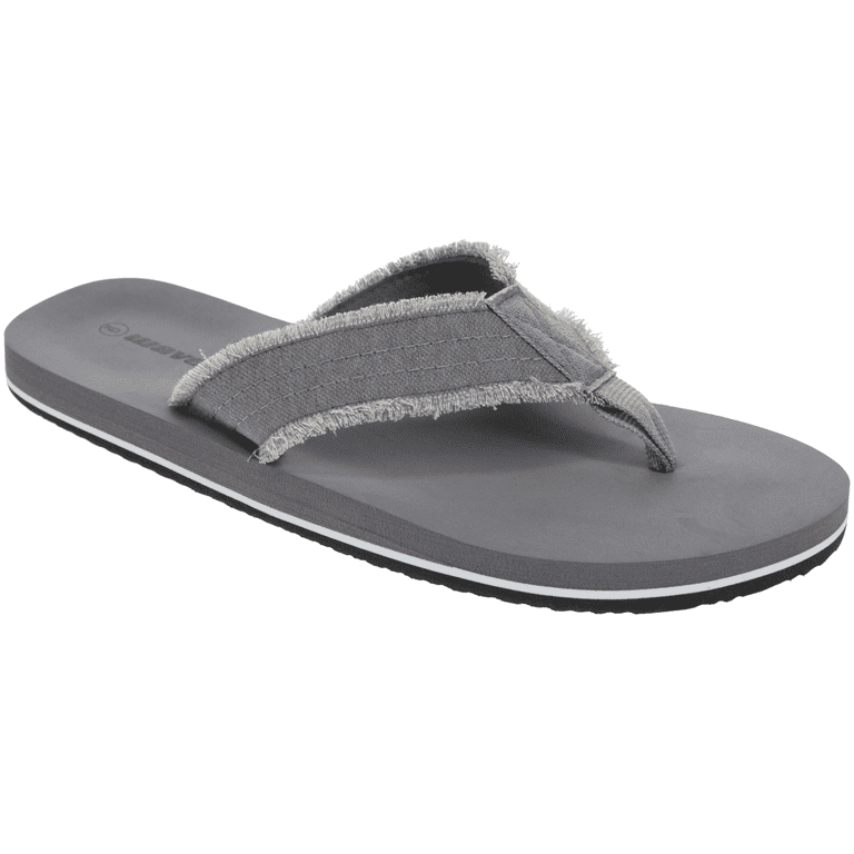 Mens frayed flip flops on sale