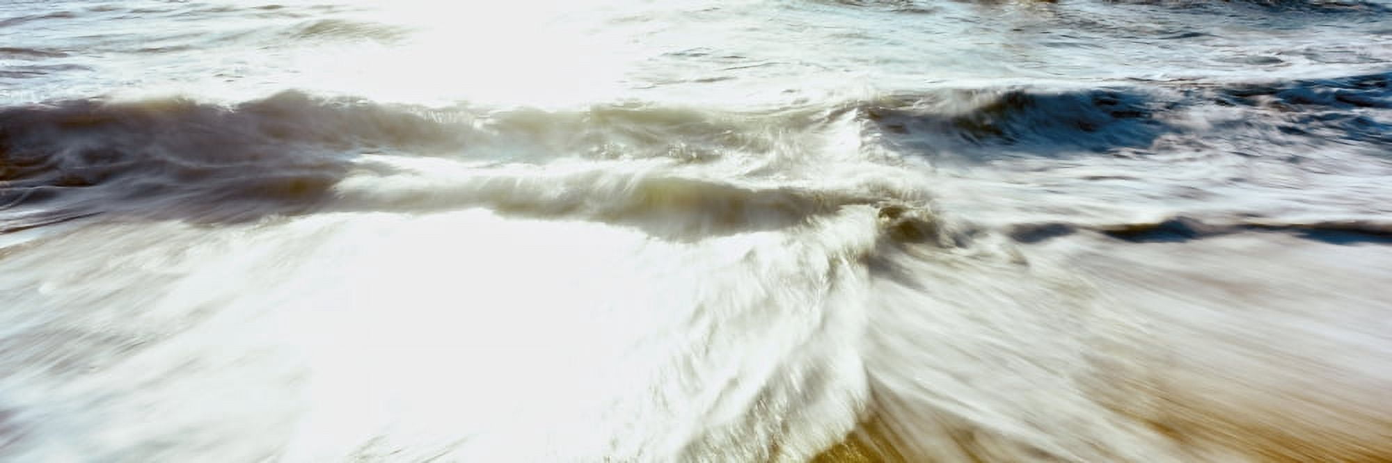 Wave on the beach Cerritos Beach Cerritos Baja California Mexico Canvas Art - Panoramic Images (27 x 9)