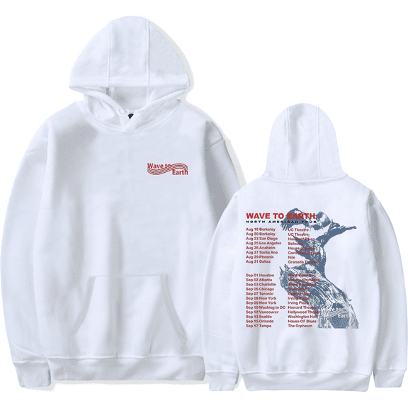 Wave to Earth Merch North American Tour 2024 Hoodies Pullovers Hoodie Women Men Fashion Hooded Casual Streetwear Sweatshirts