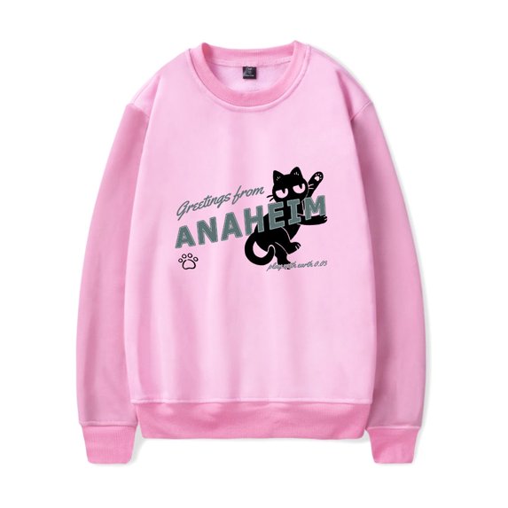 Wave to Earth Merch Sweatshirt Cat Anaheim 0.03 World Tour Crewneck Men Women Long Sleeve Hoodie Pullover Streetshirt Top
