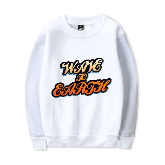 Wave to Earth Merch Sweatshirt Monogram Crewneck Men Women Long Sleeve Hoodie Pullover Top