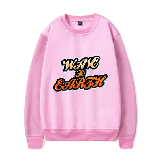 Wave to Earth Merch Sweatshirt Monogram Crewneck Men Women Long Sleeve Hoodie Pullover Top