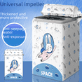 thumbnail image 1 of Wave wheel washing machine cover waterproof sunscreen full-automatic top cover cloth universal - Upgrade and thicken Panda Climbing Wall - 5-5.5 kilograms, 1 of 5