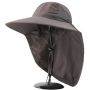 WaveBox Fisherman Hat Waterproof Breathable Fishing Hat w/UV Sun for Hiking Safari Camping Outdoors Gardening Summer Wide Brim Polyester Hat UPF 50+