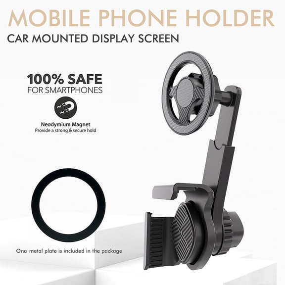 WaveBox Magnetic car bracket, screen bracket, computer screen bracket, triangular gravity car screen bracket