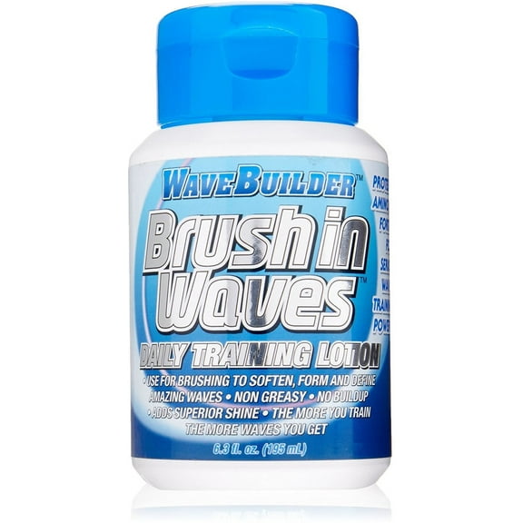 WaveBuilder Brush In Waves Daily Training Lotion 6.3 oz (Pack of 3)