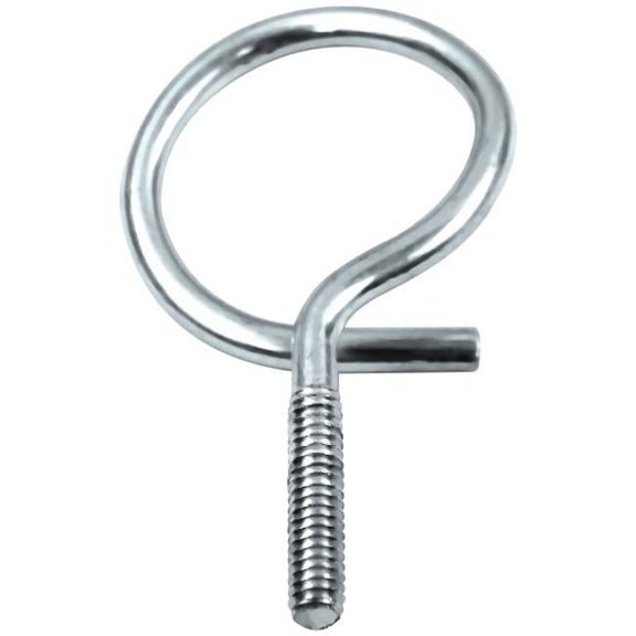 WaveNet 3078-N 1.5 x 0.25 in. Thread Steel Bridle Ring Loop Machine Screw for Cat6 Cat5e Optic Network Data Cable Management - Pack of 100