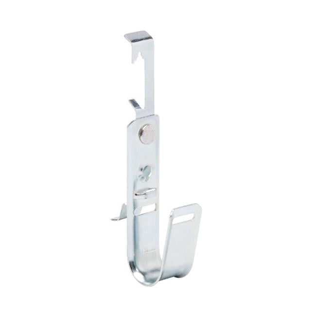 WaveNet 3084-N 0.75 in. Galvanized Steel Universal Batwing J-Hooks for Cable Support & Wire Management, Attaching To Ceiling Wire or Threaded Rod - Pack of 25