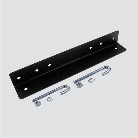WaveNet WAV-WL-WASB12-BK 12 in. Wall Angle Support Bracket - Heavy-Duty Mounting Bracket, Black