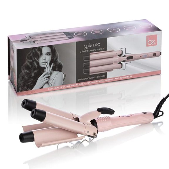 Be. WavePro 3-Barrel Waver | Pink V