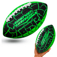 thumbnail image 1 of Wave Runner Grip It Waterproof Junior Size Football, 9.25-Inch, Durable Double-Laced, Ideal for Beach, Pool, and Outdoor Games Multicolor, 1 of 9