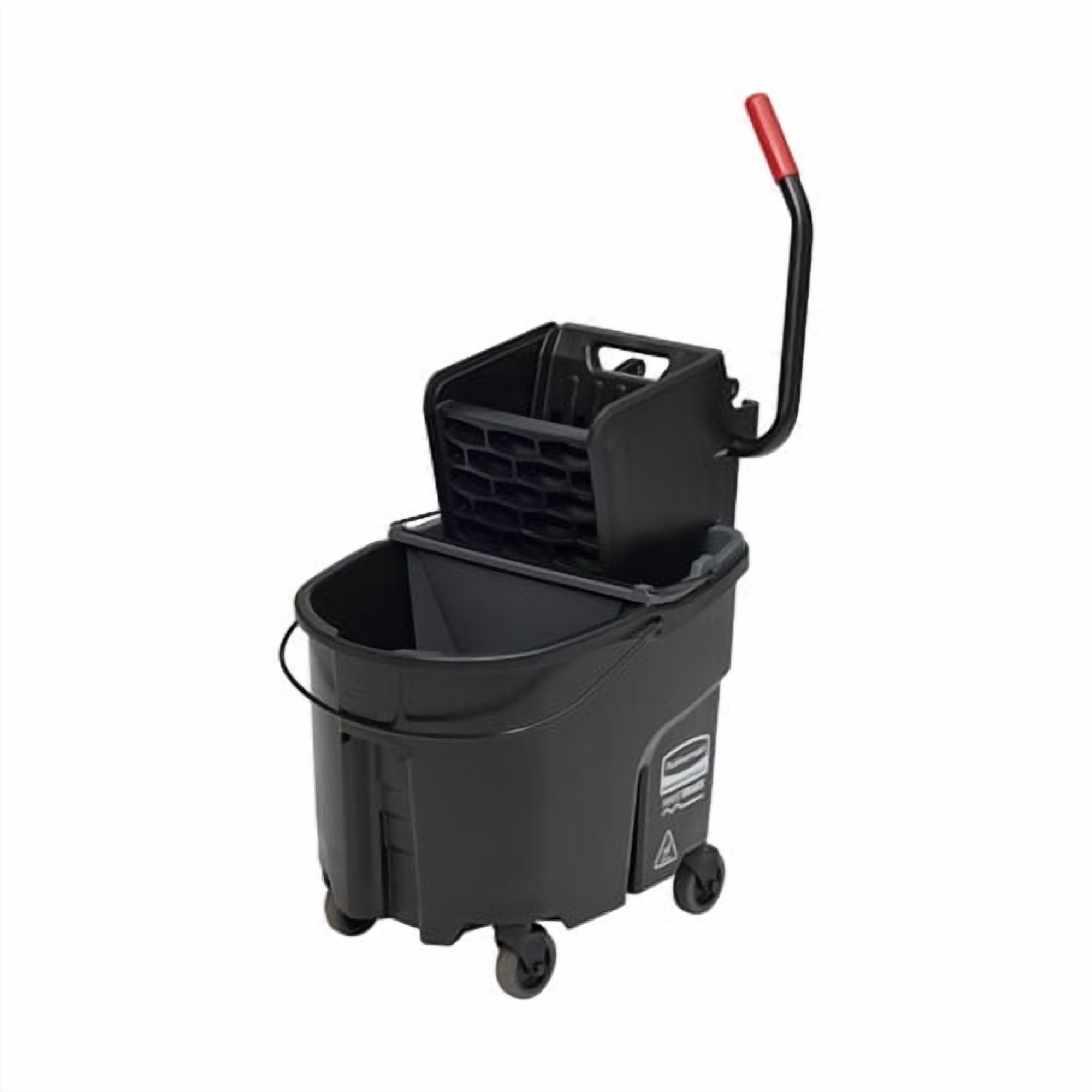 Wavebrake 2.0 Bucket/wringer Combos, Side-Press, 35 Qt, Plastic, Black | Bundle of 2