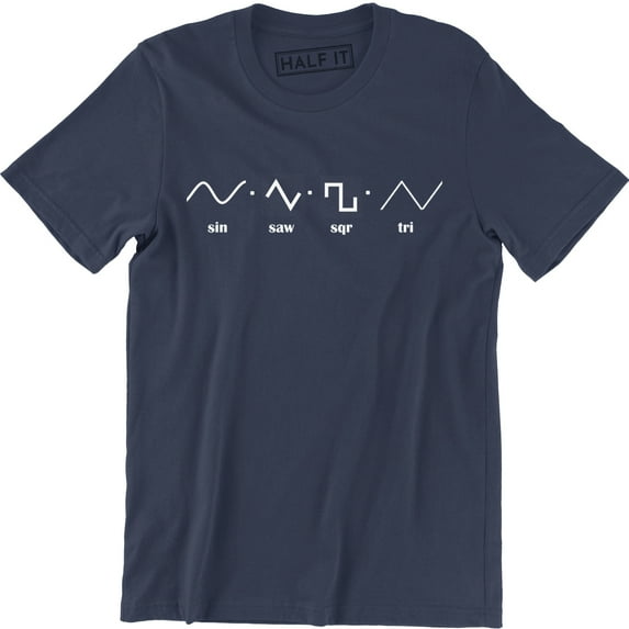 Waveforms Synthesizer Form DJ Producer Hip Hop Gifts for Musicians T-Shirt