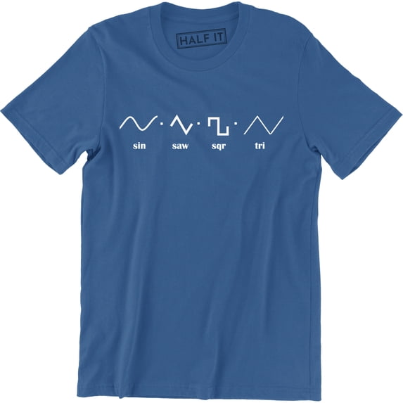 Waveforms Synthesizer Form DJ Producer Hip Hop Gifts for Musicians T-Shirt