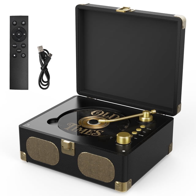 Wavelegend Retro CD Player Bluetooth Portable with Hifi Speakers ...