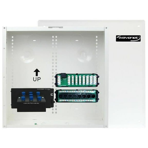 Wavenet 3020-N 14 in. Structured Wiring Enclosure Combo Kit with Three Modules