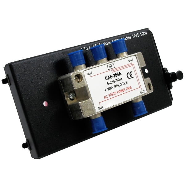 4 Way Module Cmple Wavenet 4-Way Coaxial Cable Splitter Module With Metal Bracket ...
