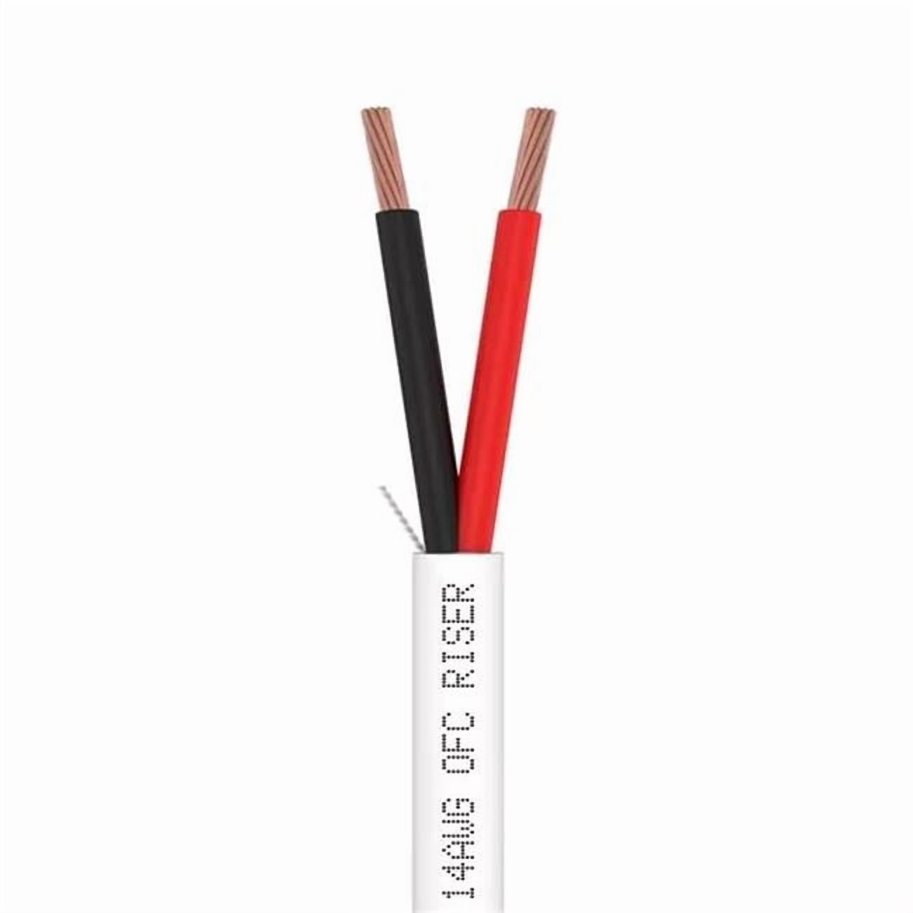 Wavenet 4043-N 500 ft. Speaker Wire - 14AWG 2C - CL3R, OFC & Bare Copper - White