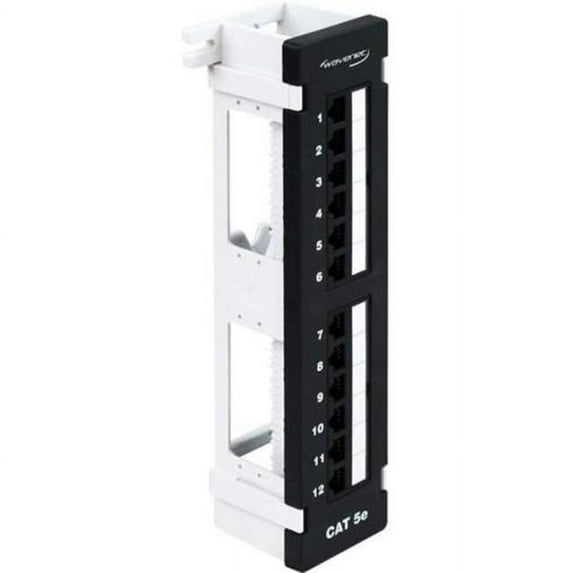 Wavenet 5EPP12V Cat5E Patch Panel 12 Port