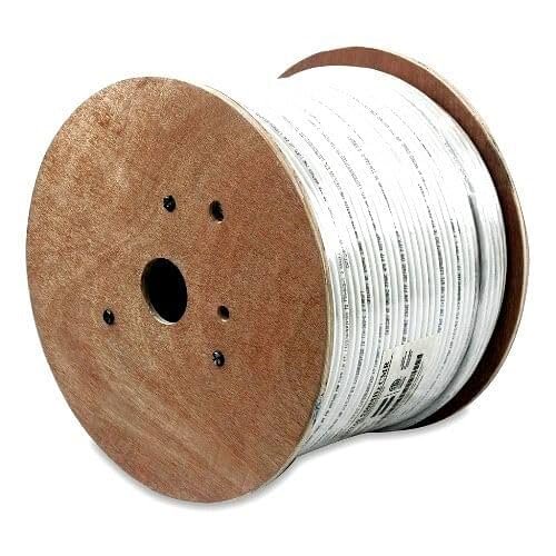 Wavenet WAV-CAT6E-PLEN-WH 1000 ft. 600 Mhz 6E04UPWH3N Cat6e Plenum Cable, White