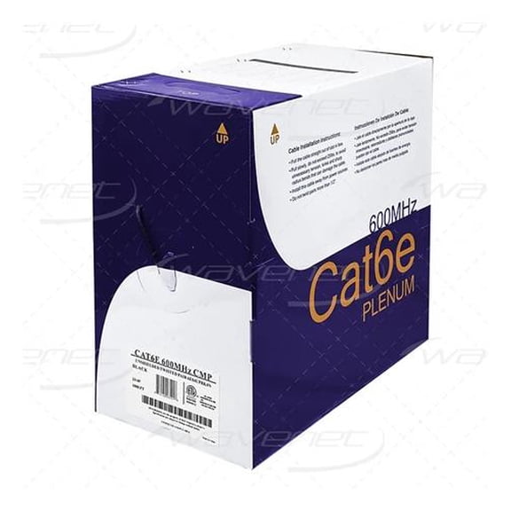 Wavenet WAVCAT6VPLENWH CAT6 UTP Plenum Cable No Spline - White