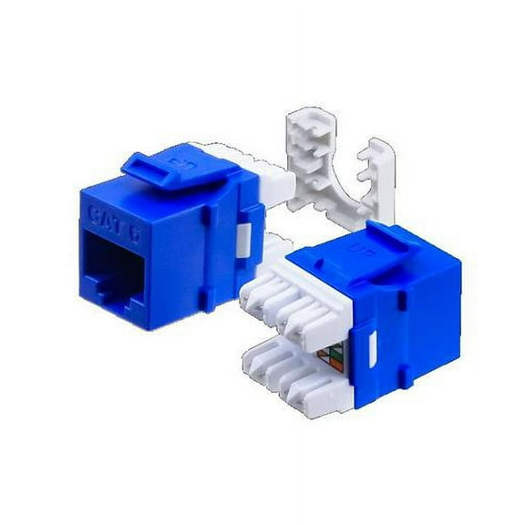 Wavenet WAV-HD-6EKSJBL-25PK Cat6 Hdj Series Jack 25 Pack Blue