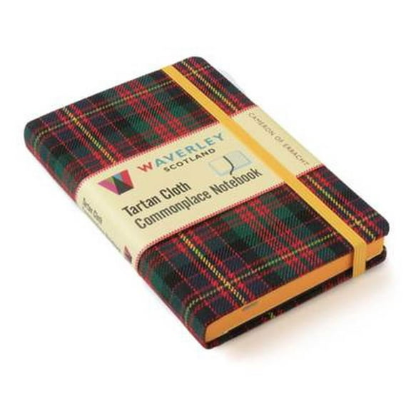 Waverley Genuine Tartan Cloth Commonplace Notebook: Cameron of Erracht: Waverley Genuine Scottish Tartannotebook (Hardcover)