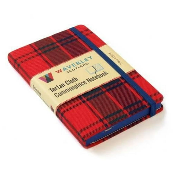 Waverley Genuine Tartan Cloth Commonplace Notebook: Robertson: Waverley Genuine Scottish Tartannotebook (Hardcover)