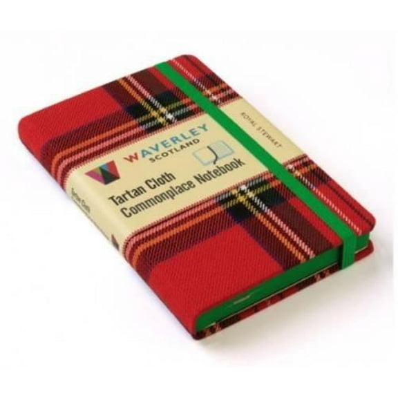 Waverley (M): Royal Stewart Tartan Cloth Commonplace Notebook (Waverley Scotland Tartan Cloth Commonplace Notebooks/Gift/stationery/plaid)