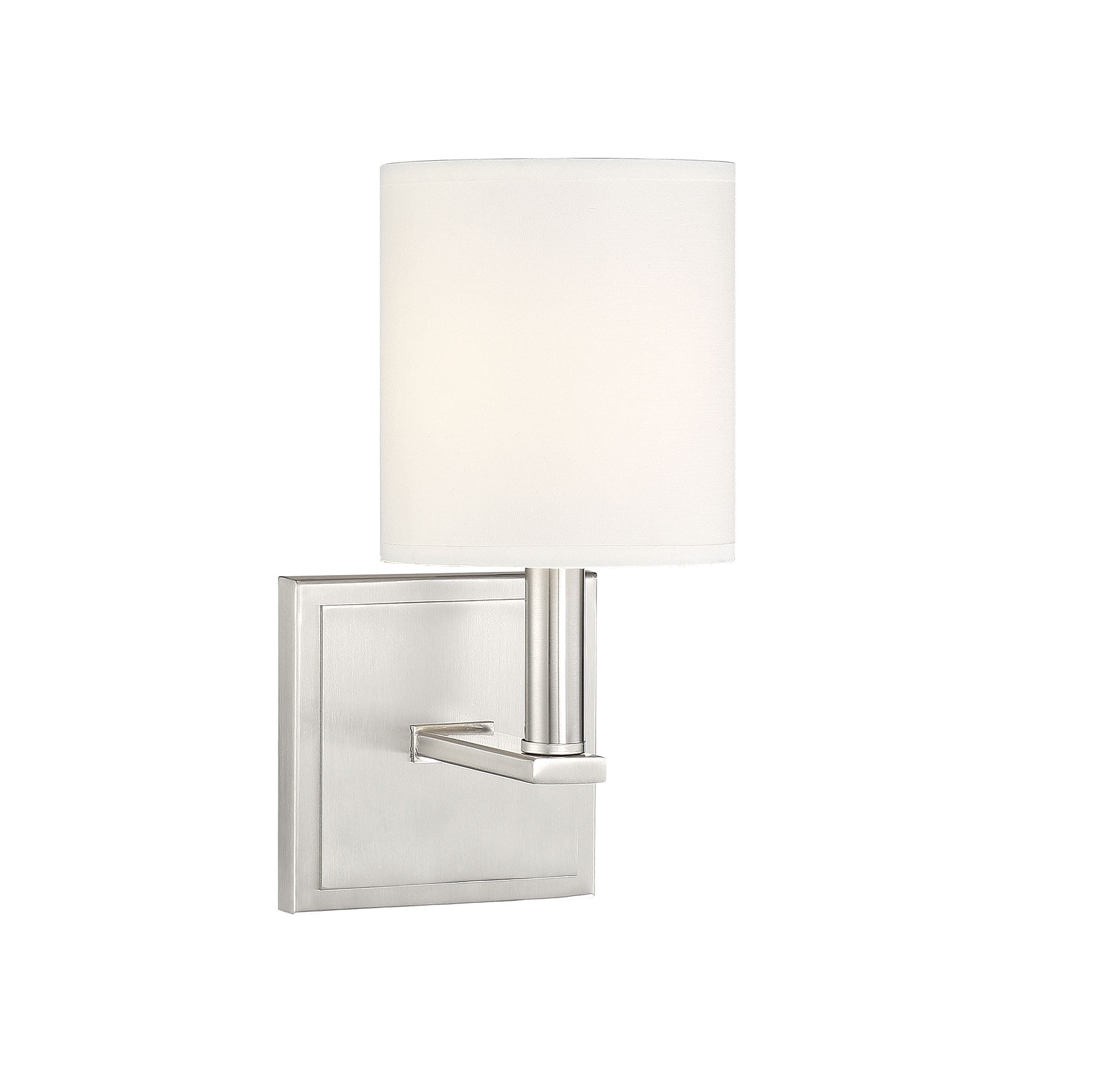 Waverly Satin Nickel Direct Wired Electric Wall Sconce
