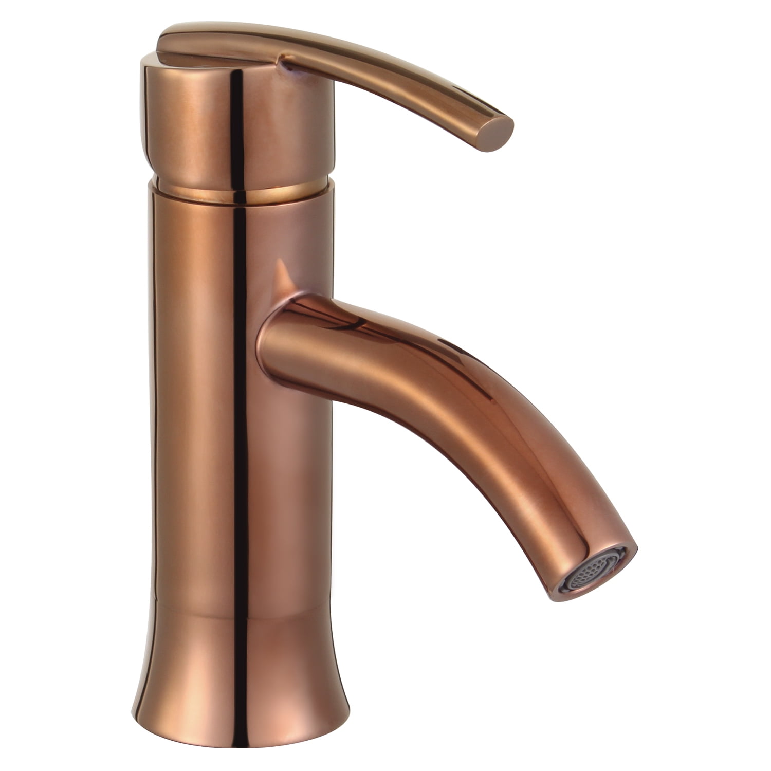 Waverly 7" Single Hole Single Handle Modern Bathroom Sink Faucet - Rose Gold