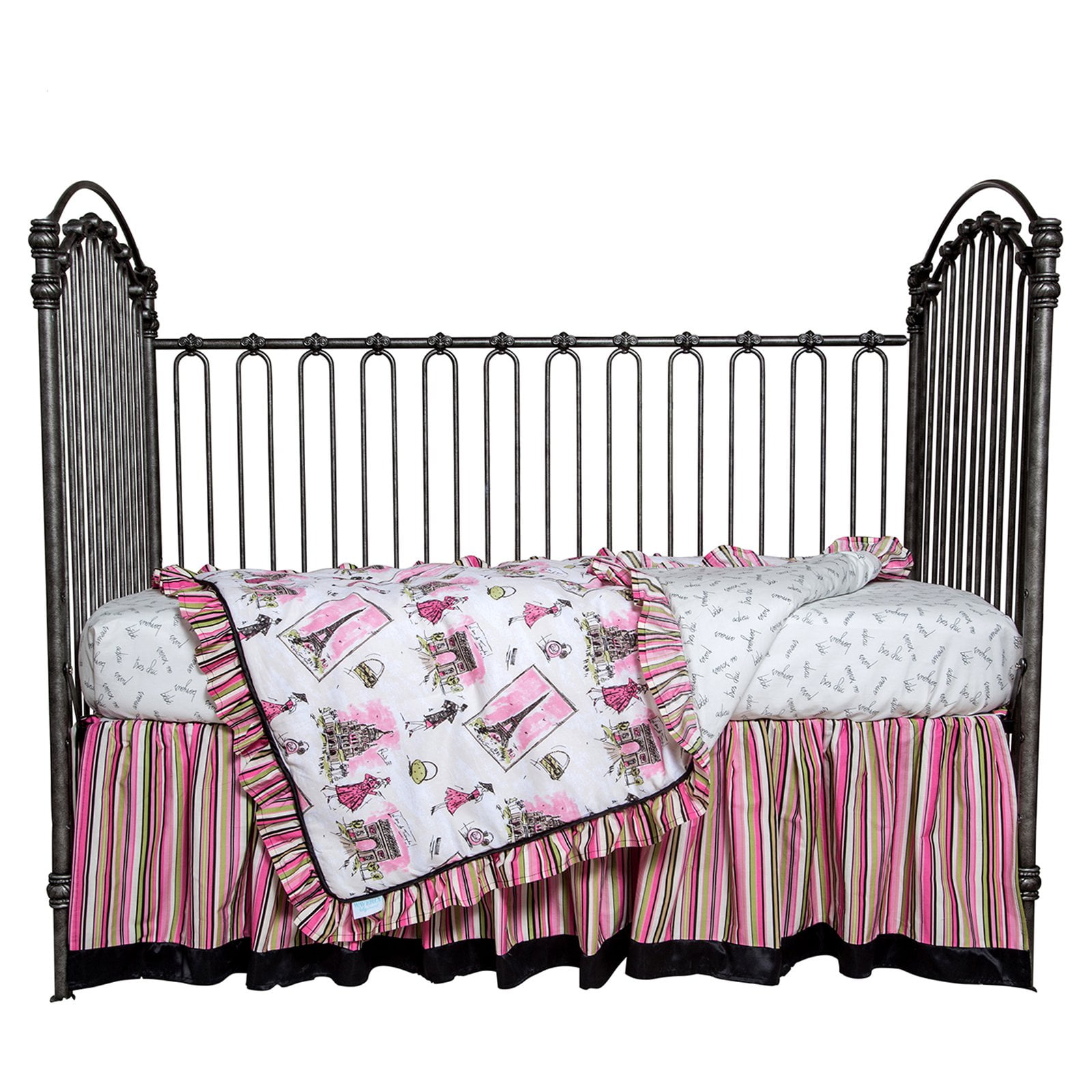 Waverly Baby Tres Chic 3 Piece Crib Bedding Set