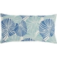 thumbnail image 1 of Waverly Curative 12" x 21" Blue Indoor/Outdoor Washable Throw Pillow, 1 of 6