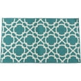 thumbnail image 1 of Nourison Fancy Free And Easy Perfect Fit Aqua Area Rug By Nourison, 1 of 5