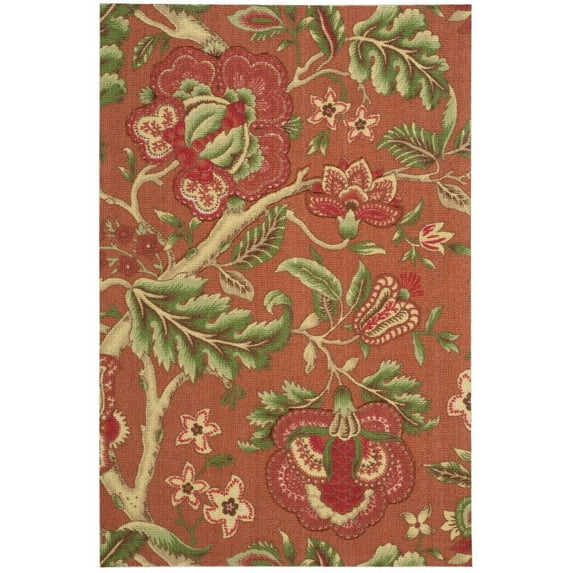 Nourison Global Awakening "Imperial Dress" Spice Area Rug by Nourison WGA01 4' x 6'