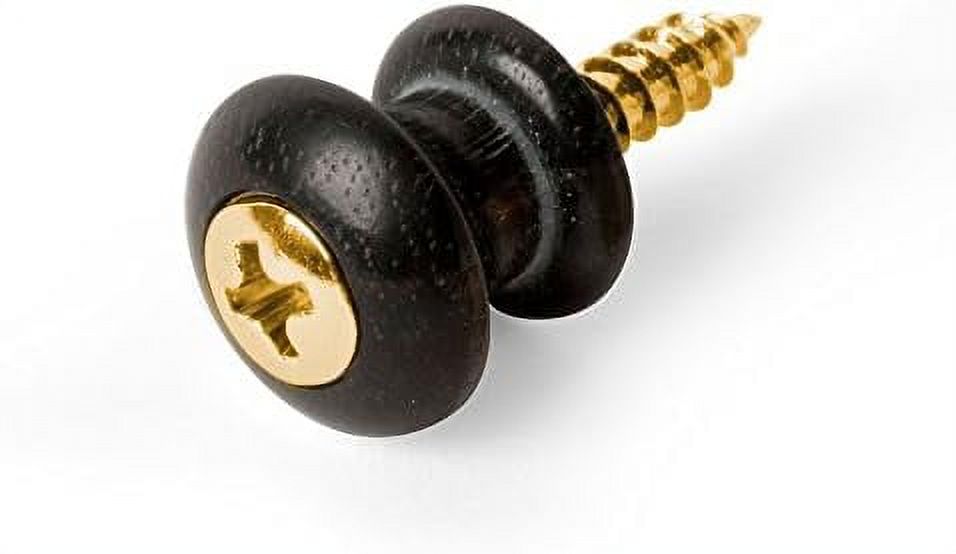 Waverly Guitar Strap Button, Ebony Button,