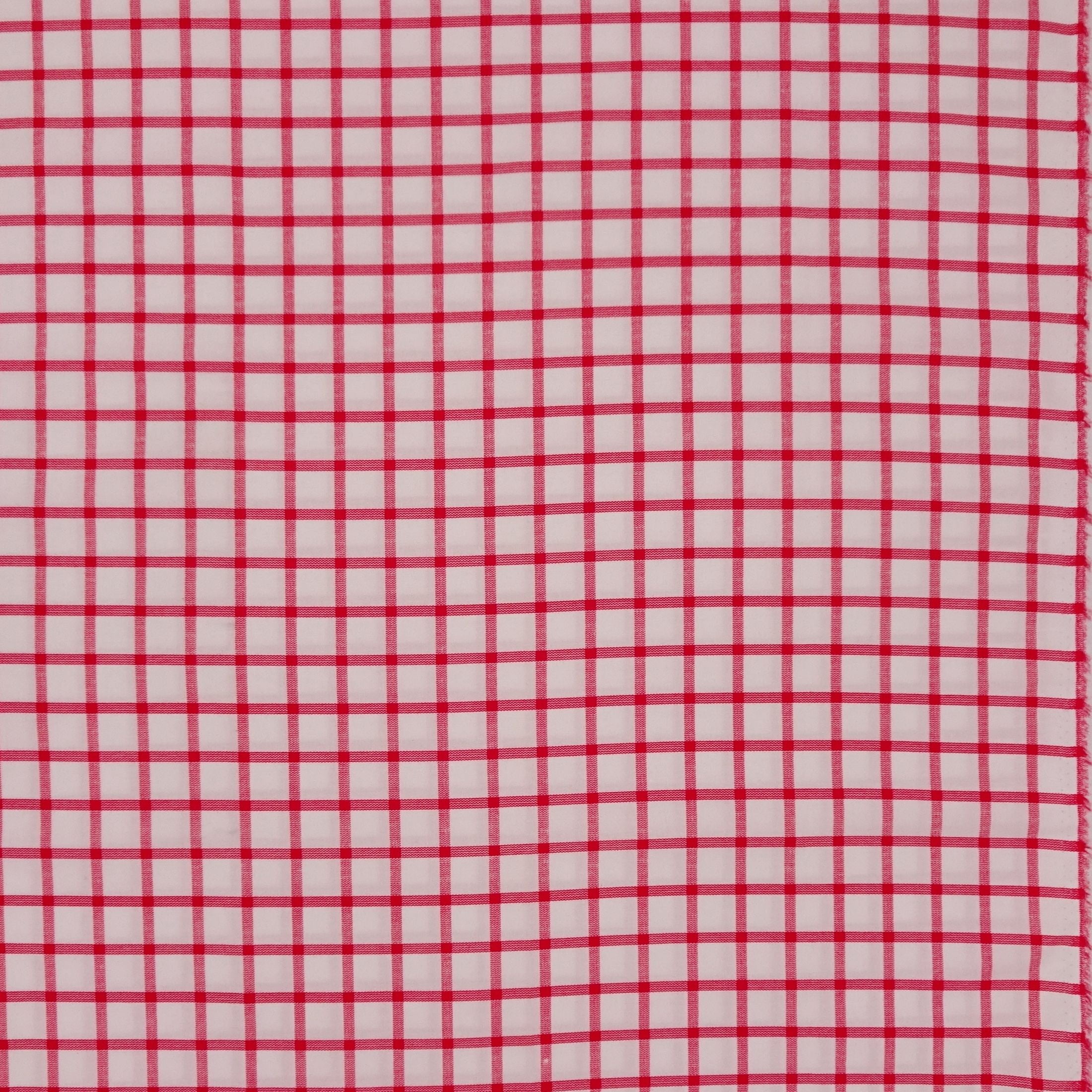 Waverly Inspirations 1 Yard Cut 100% Cotton Picnic Plaid Print Fabric, Poppy Red, 44” Wide for Quilting & Sewing