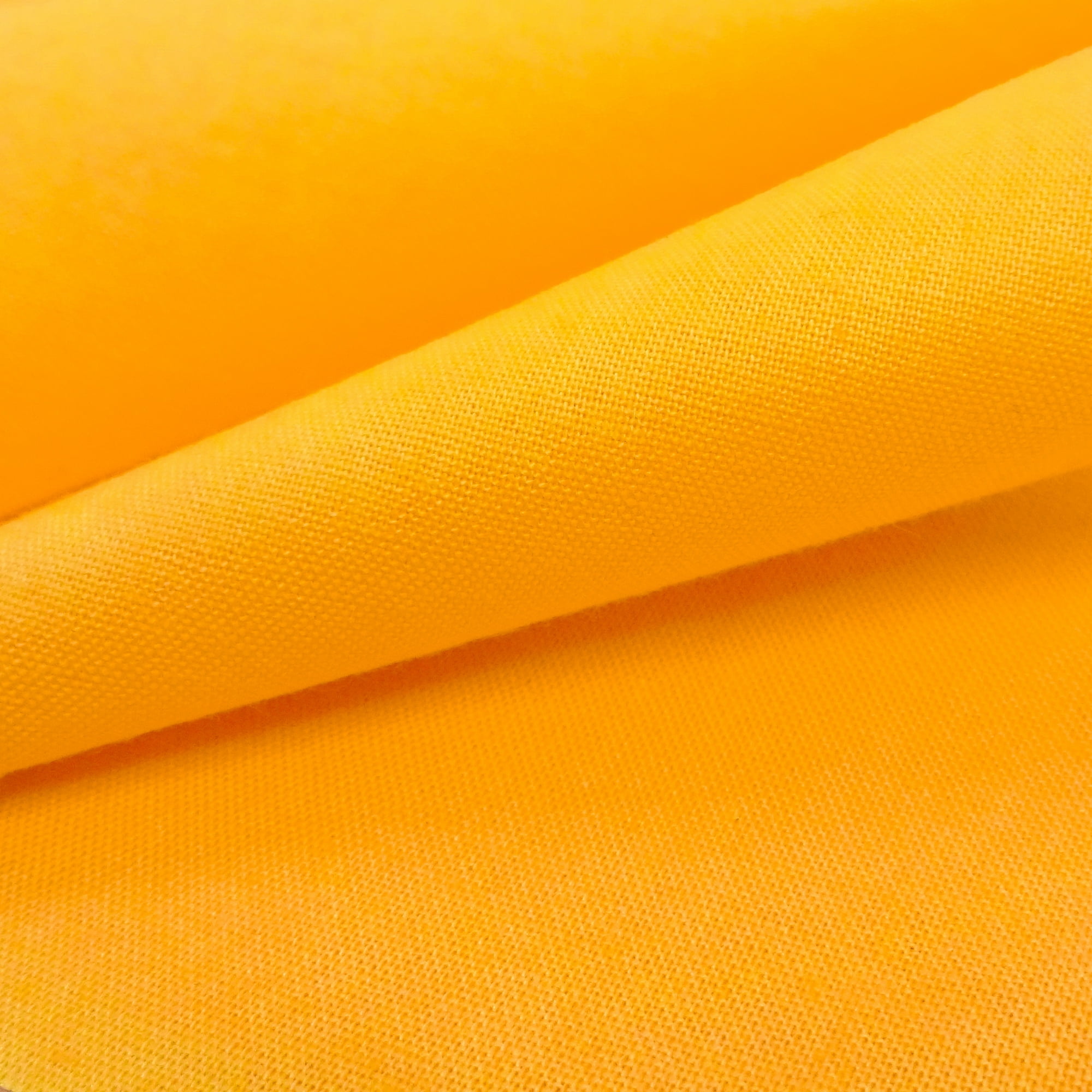 Waverly Inspirations 1 Yard Cut 100% Cotton Solid Fabric, Marigold Yellow, 44" Wide for Quilting & Sewing