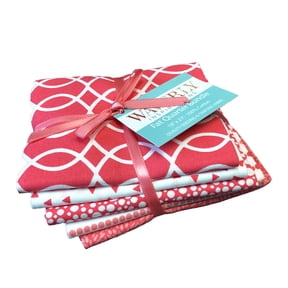 Waverly Inspirations Fat Quarter Fabric Bundle, 100% Cotton, 18 in x 21 in, Coral, 5 Pieces