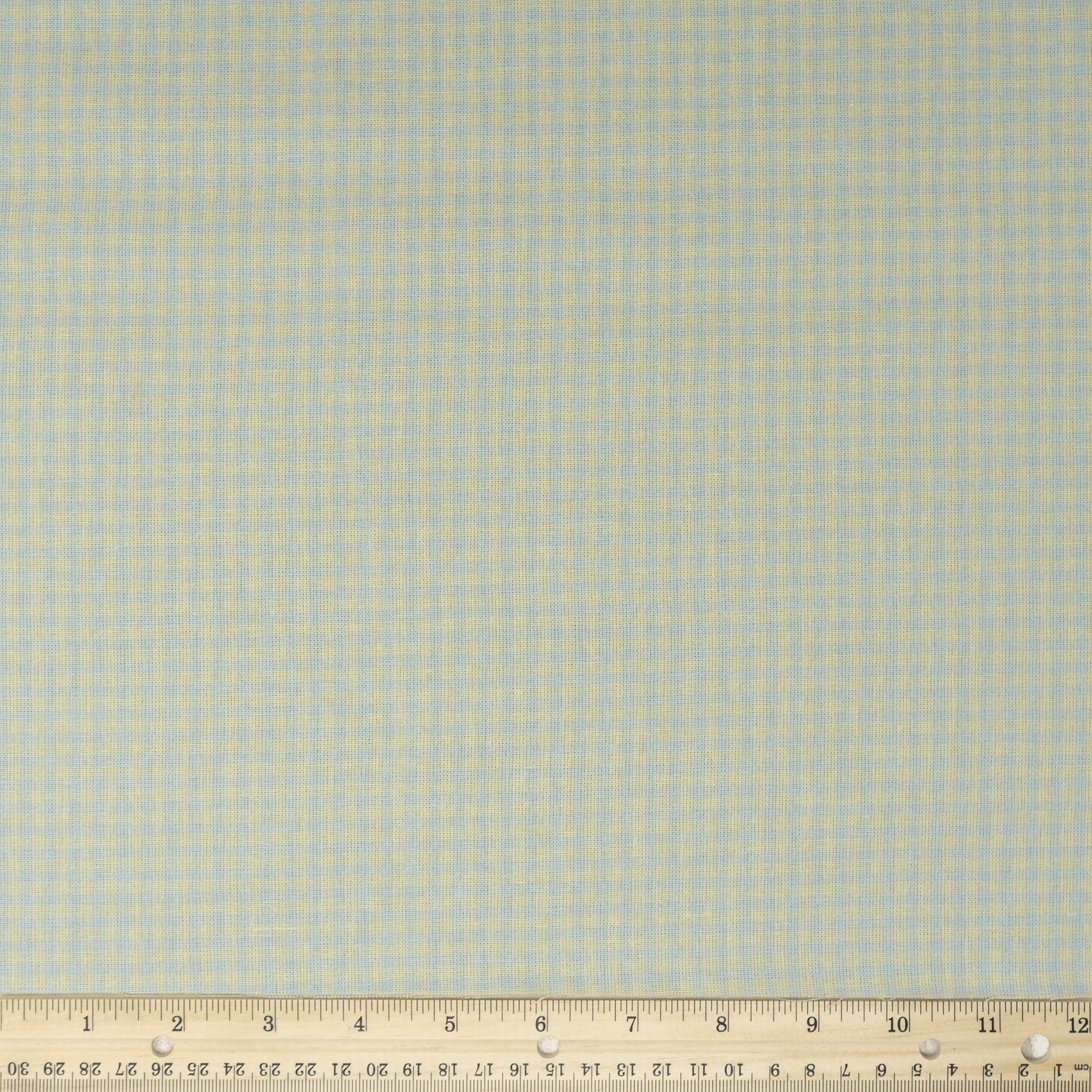 Waverly Inspirations 100% Cotton 44\" Homespun 1/8\" Plaid Dove Color Sewing Fabric by the Yard