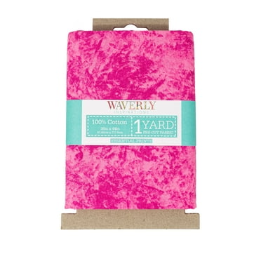 Waverly Inspirations, 100% Cotton, 44 Inch Wide, Sewing & Crafting, Batik Magenta, 1 Yard Cut Prints