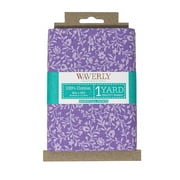 Waverly Inspirations 1 Yard Cut 100% Cotton Prints Fabric, Florea Vine Lilac, 44 Wide for Quilting & Sewing