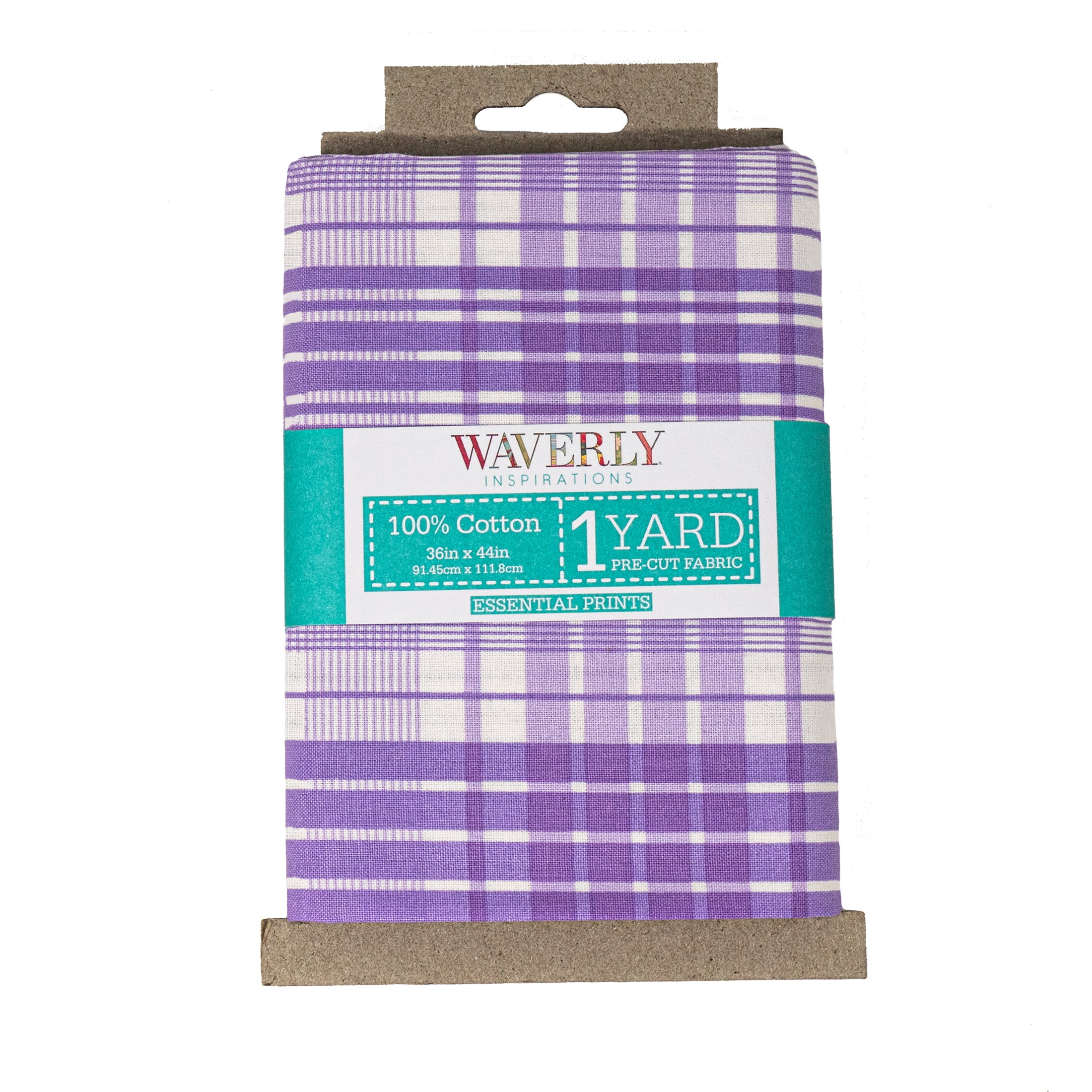 Waverly Inspirations 1 Yard Cut 100% Cotton Prints Fabric, Lilac, 44" Wide for Quilting & Sewing