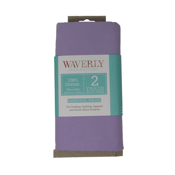 Waverly Inspirations, 100% Cotton, 44 Inch Wide, Sewing & Crafting, Lilac, 2 Yard Cut Solids